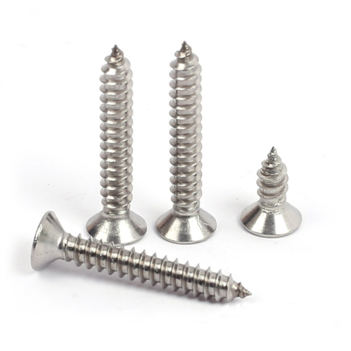Vít gỗ inox đầu bằng