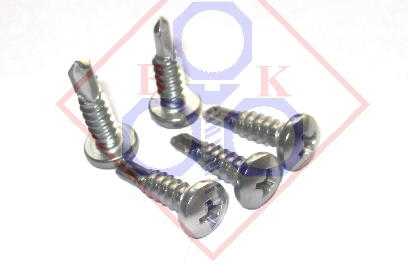 Vít tự khoan inox đầu tròn