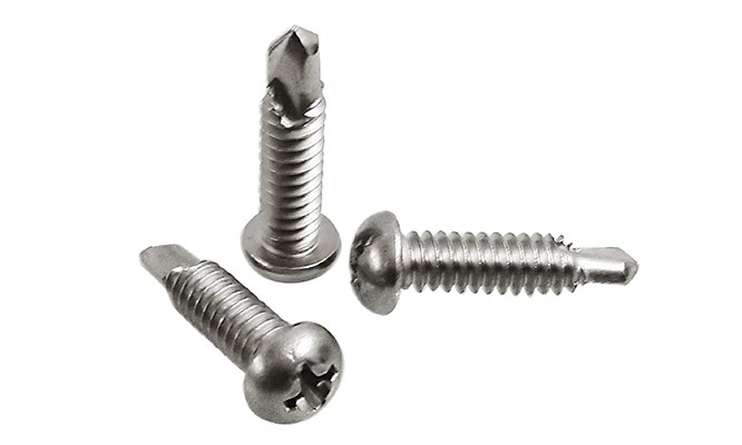 Vít tự khoan inox đầu tròn
