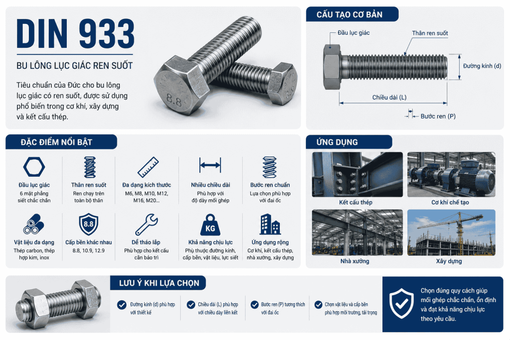 DIN 933 là gì