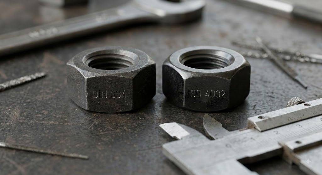 DIN 934 và ISO 4032 khác nhau như thế nào?