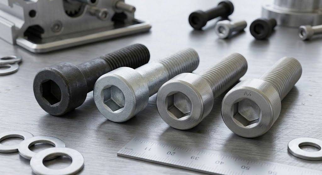 Các loại vật liệu bulong ISO 4762 phổ biến