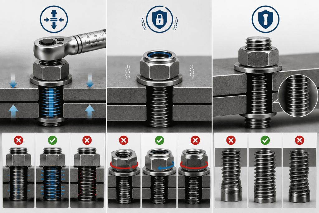 Các yếu tố ảnh hưởng đến torque bulong