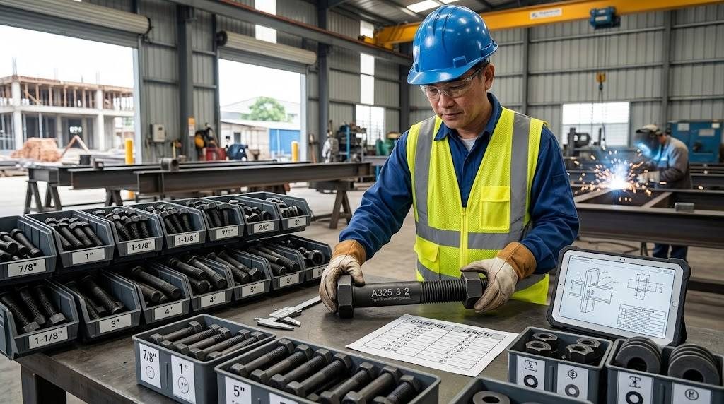 Cách lựa chọn bu lông ASTM A325