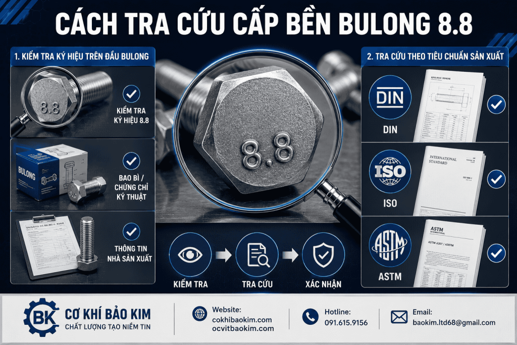Cách Tra Cứu Cấp Bền Bulong 8.8