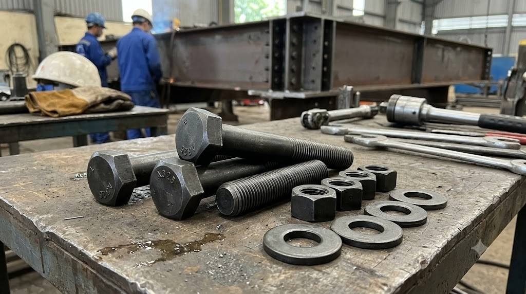 Cấu tạo và vật liệu bu lông A325
