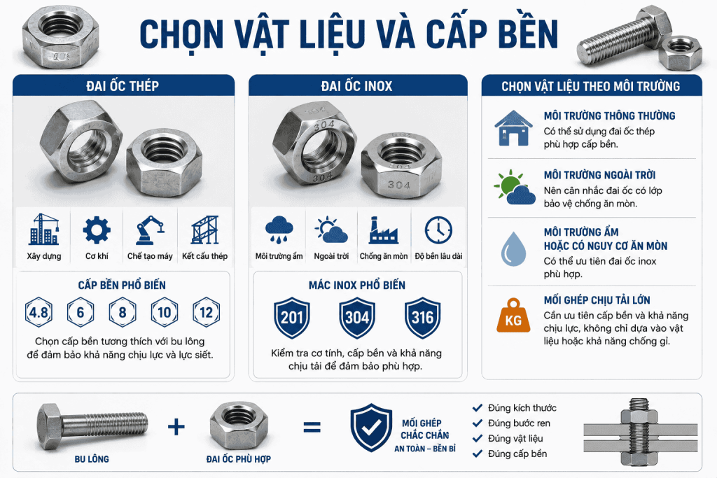 Chọn vật liệu và cấp bền