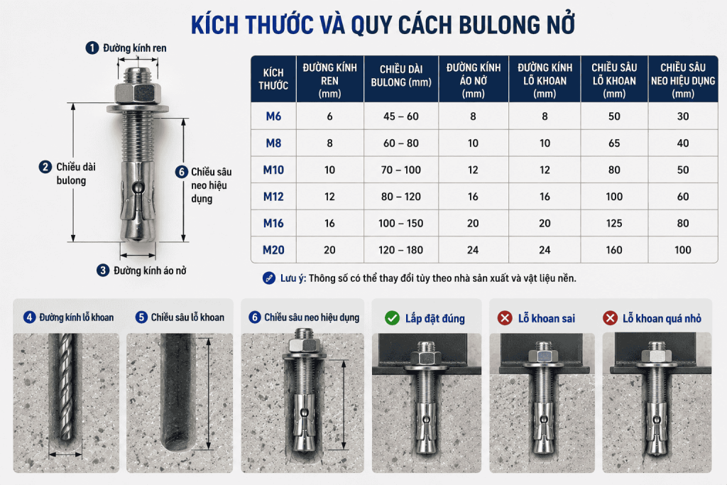 Tiêu Chuẩn Về Kích Thước Và Quy Cách