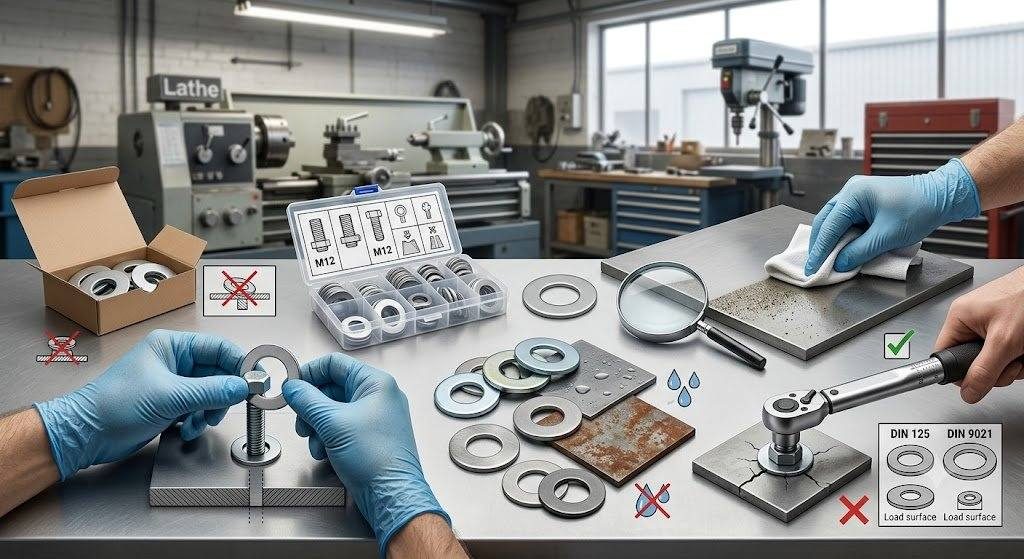 lưu ý sử dụng vòng đệm DIN 125