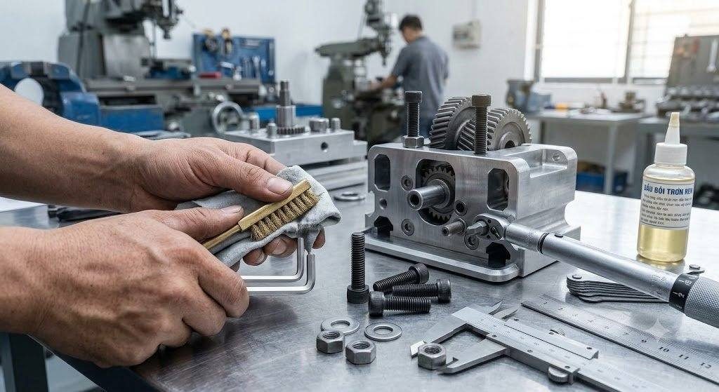 Lưu ý khi lắp đặt và sử dụng bulong ISO 4762