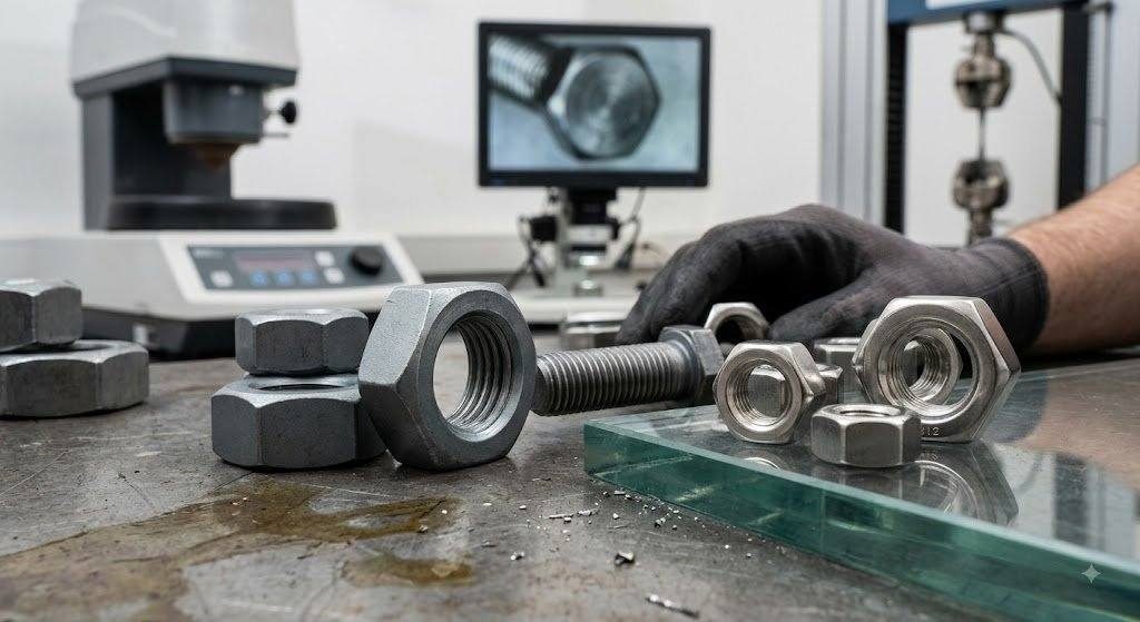 Vật liệu và cấp bền của đai ốc DIN 934