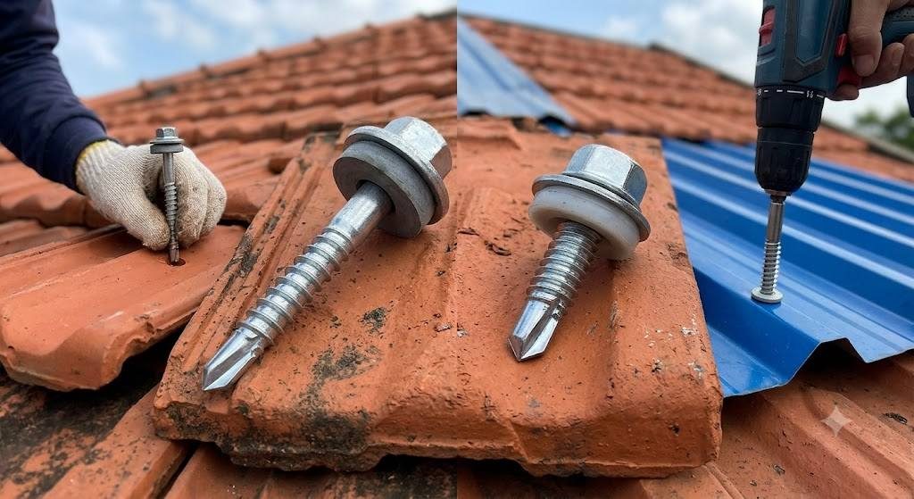 Cấu tạo vít bắn ngói có gì khác vít bắn tôn