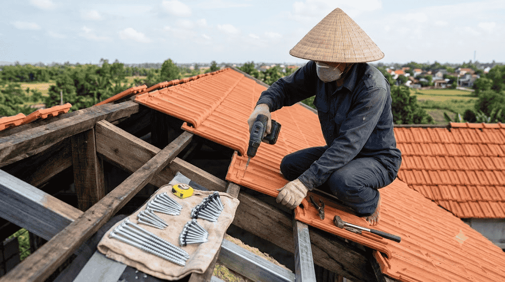Các yếu tố cần xem xét khi chọn vít bắn ngói