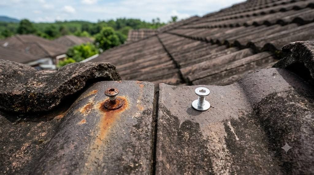 Vít bắn ngói có bị gỉ không