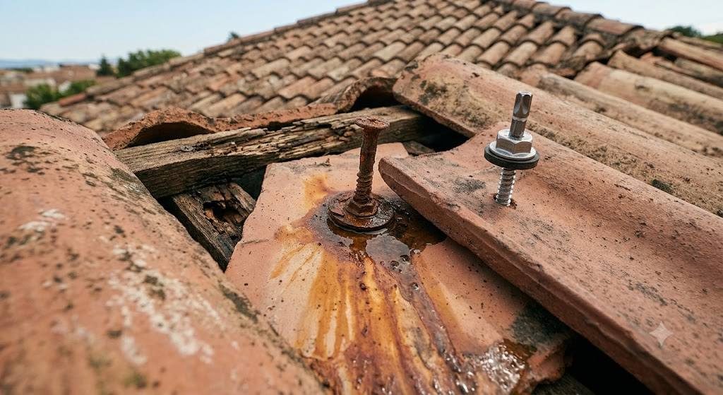Vít bắn ngói có vai trò gì trong liên kết mái