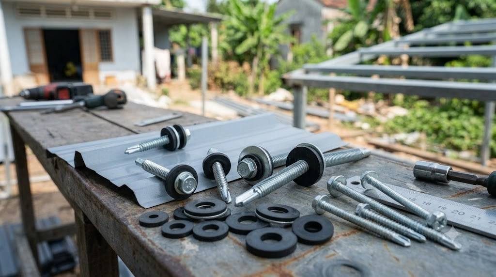 Cách chọn vít bắn tôn chống dột phù hợp