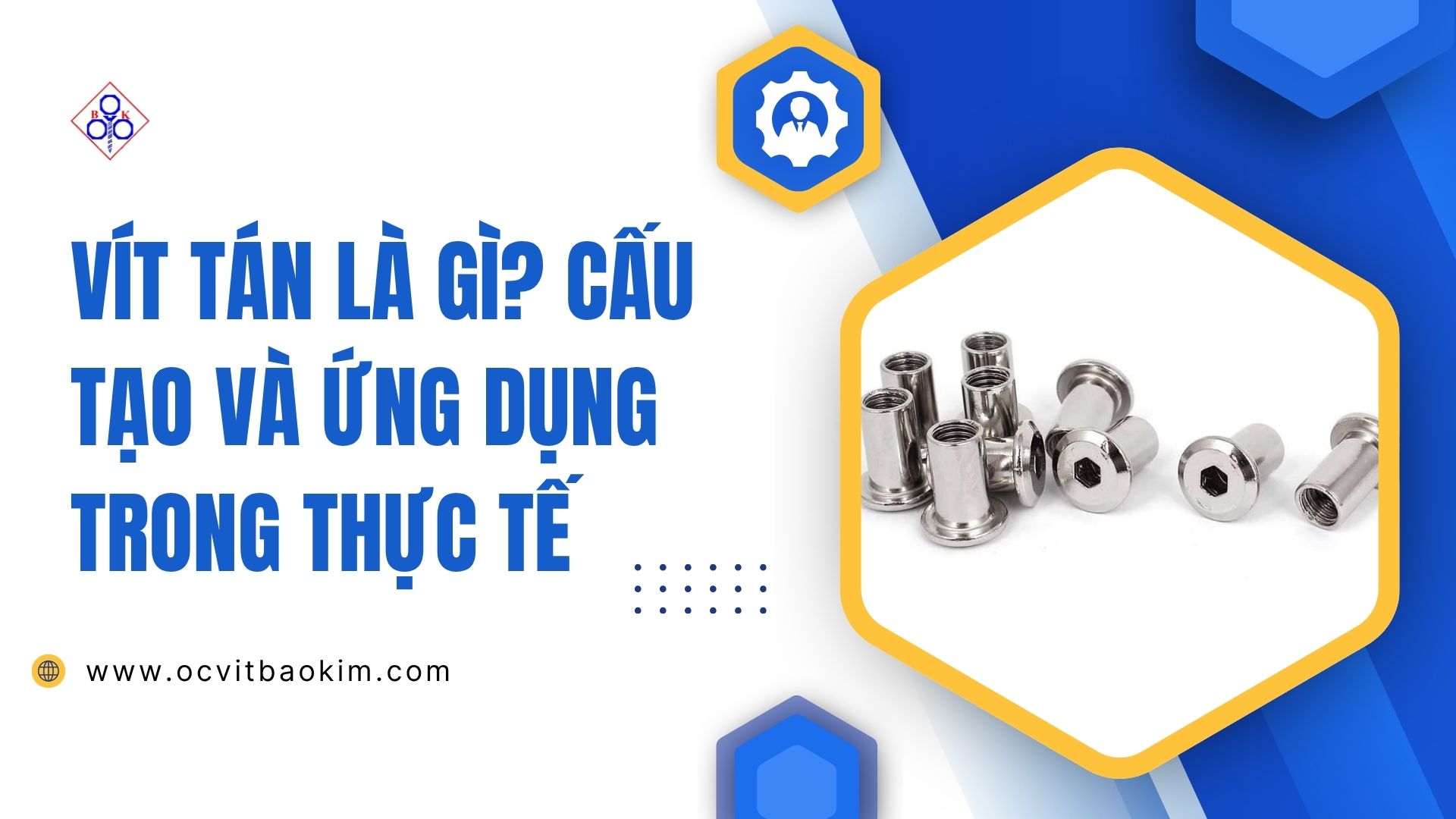 Vít tán là gì? Cấu tạo và ứng dụng trong thực tế