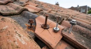 Vít bắn ngói bị gỉ hoặc ăn mòn